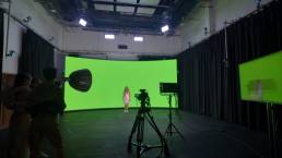 Behind the scenes at Proto during virtual production